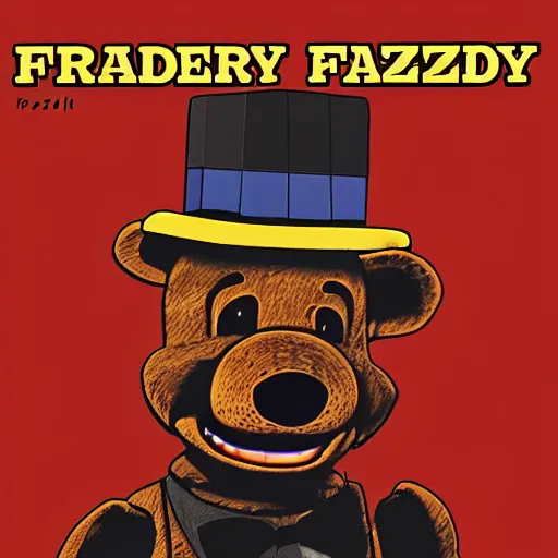 Image similar to freddy fazbear's new album cover art