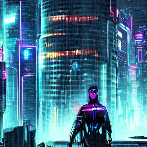 Image similar to cyberpunk