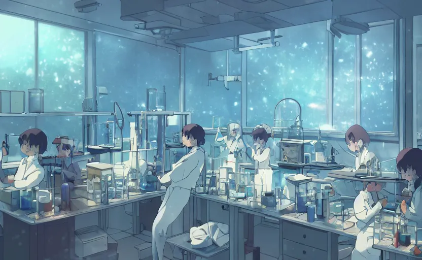 3D scientist in a lab | Free Photo Illustration - rawpixel