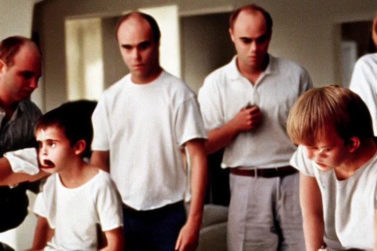 Prompt: funny games ( 1 9 9 7 ) directed by michael haneke