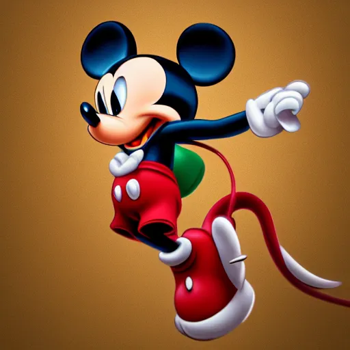 evil sharp toothed Mickey by Disney, rat character | Stable Diffusion ...