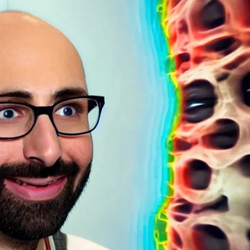 Image similar to hi! michael here, this is vsauce