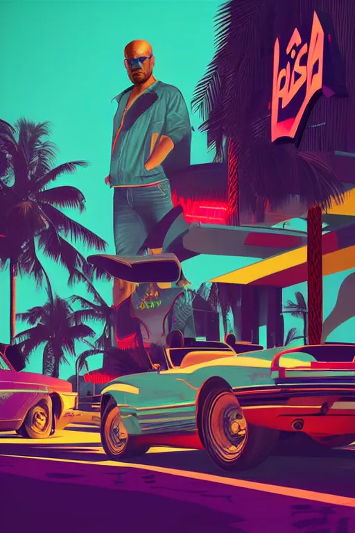 gta vice city art