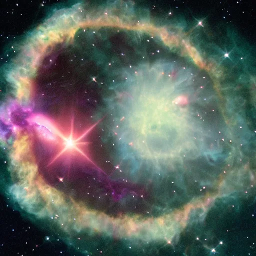 Image similar to nebula surrounding a supernova