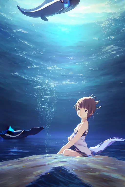 Sublime Underwater Paradise: Dive into a Mesmerizing 8K Anime