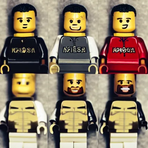 Image similar to Kanye West as a Lego minifigure