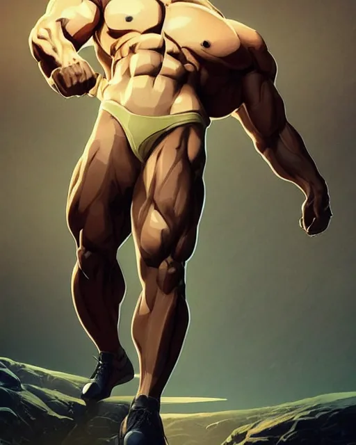 Image similar to gigachad luigi bodybuilder in a expensive suit by ilya kuvshinov, ernest khalimov body by krista sudmalis, fantasy character portrait, planet background by laurie greasley, ultra realistic, concept art, intricate details, elegent, digital painting, smooth, sharp focus, illustration, art by artgerm and greg rutkowski and alphonse mucha, artstation