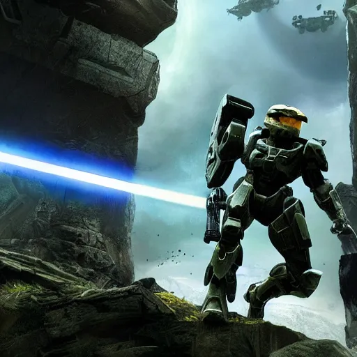 Image similar to Halo 3, Playstation 2 graphics