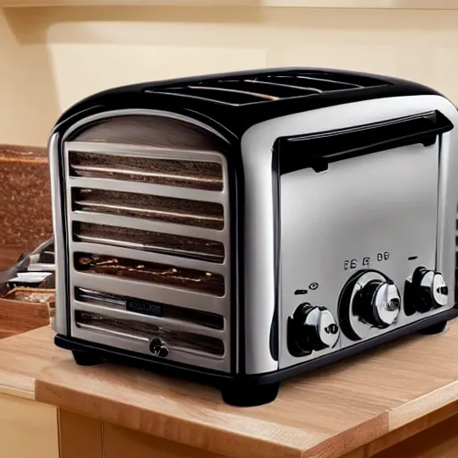 Fashionable and slim wall-mounted toaster Slim Toaster - GIGAZINE