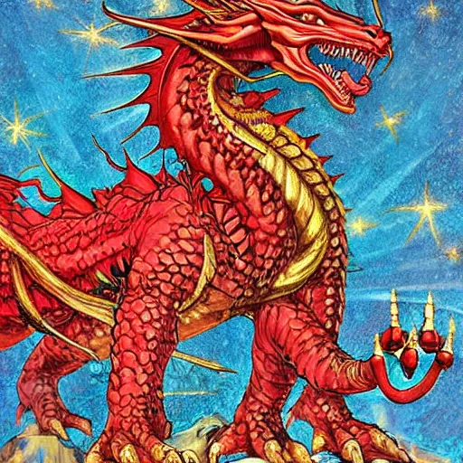 Image similar to fantasy_artwork_hyper_detailed_very_very_very_very_very_very_very_very_very_very_very_very_very_very_very_very_very of Dragon on the Red square, Moscow,