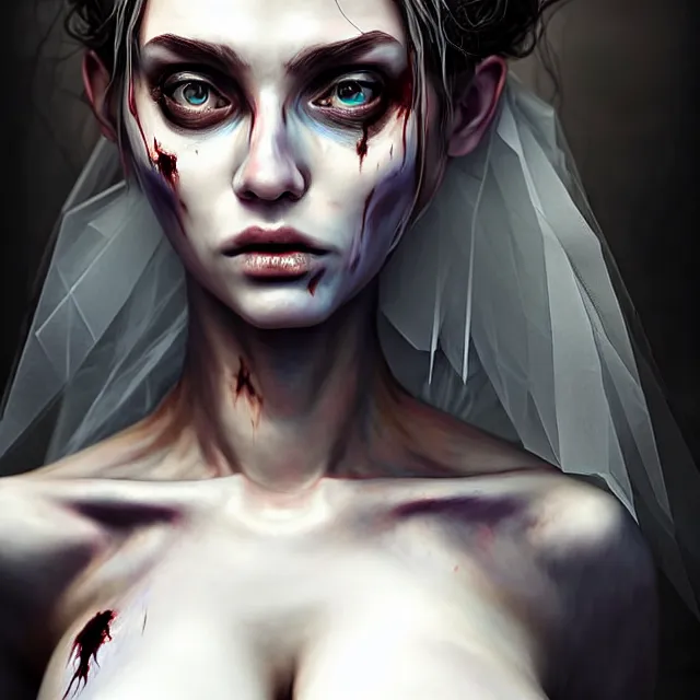 Prompt: epic professional digital art clothed upper torso portrait of🧟‍♀️👰‍♀️👰‍♀️👰‍♀️🥰,best on artstation, cgsociety, wlop, Behance, pixiv, astonishing, impressive, outstanding, epic, cinematic, stunning, gorgeous, concept artwork, much detail, much wow, masterpiece.