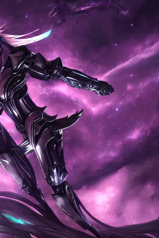Prompt: galactic hyperdetailed beautiful stunning giantess anthropomorphic mecha sexy hot female dragon goddess rear end, sharp spines, sharp metal ears, smooth purple eyes, silver armor, smooth fuschia skin, in space, epic proportions, epic scale, epic size, warframe destiny fanart, furry, dragon art, goddess, giantess, furaffinity, octane render
