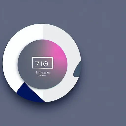 Prompt: concept UI round images in a circle, trending on dribbble