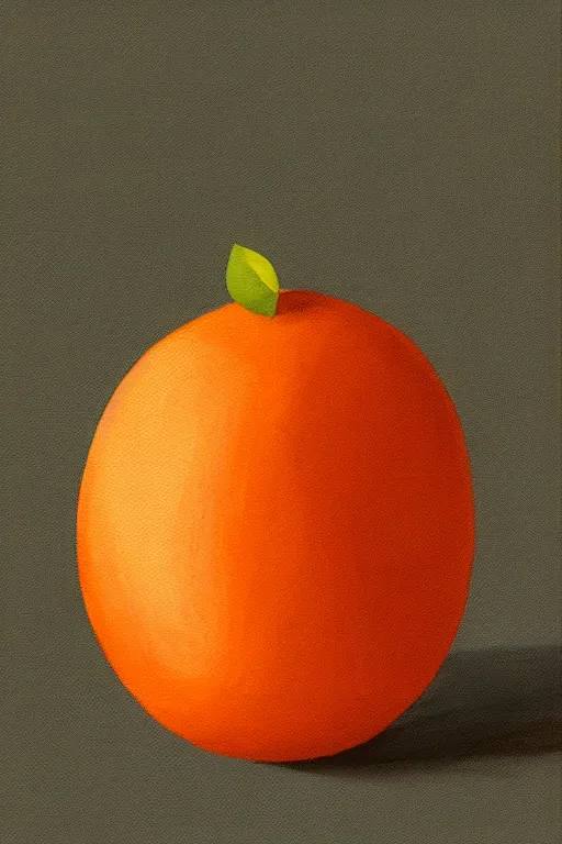 Image similar to painting of an orange in the style of hsiao - ron cheng