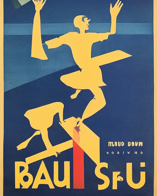 Image similar to bauhaus poster of the sound of music