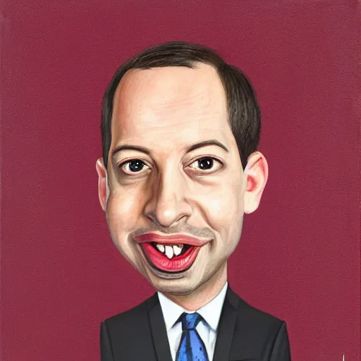 Image similar to andrew tate, caricature