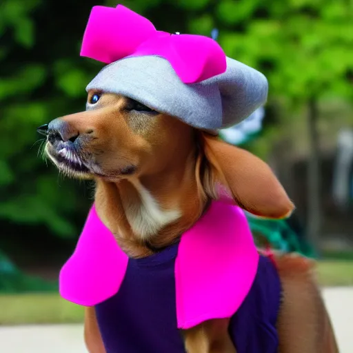 Image similar to dog wearing a hat