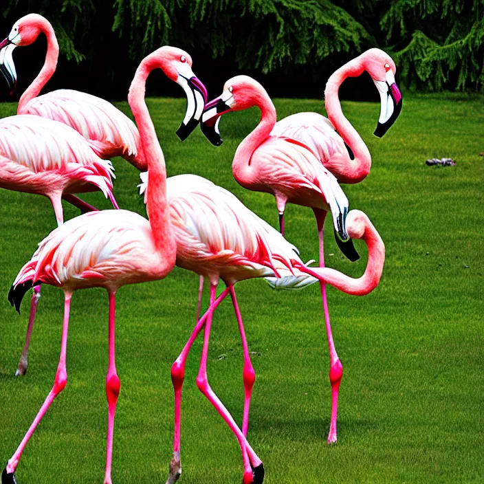 Image similar to flamingo lawn monsters at vanvcouver,british columbia,canada