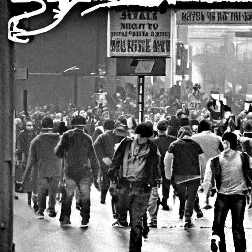 Image similar to January 6 riot in the style of Zack Schneider film