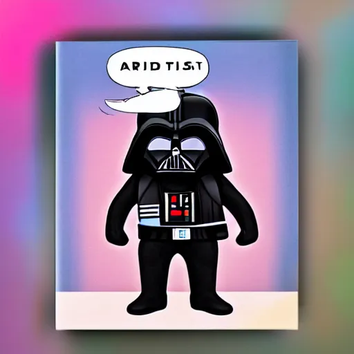 Image similar to darth vader meets pingu