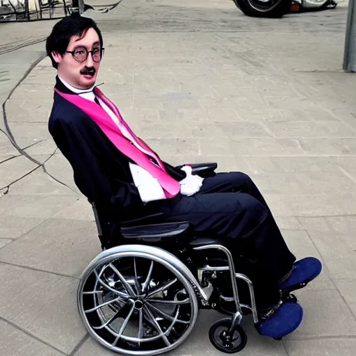Image similar to filthy frank pimp my wheelchair