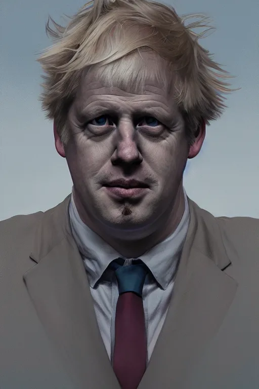 Image similar to boris johnson as patrick the star, realistic portrait, symmetrical, highly detailed, digital painting, artstation, concept art, smooth, sharp focus, illustration, cinematic lighting, art by artgerm and greg rutkowski and alphonse mucha