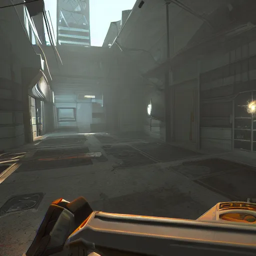 Prompt: half life 3, in-game screenshot