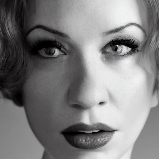 Prompt: portrait of a beautiful Christina Hendricks by Mario Testino, ca. 1960, close up, detailed, award winning, Sony a7R