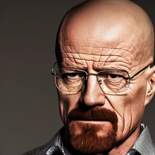 Image similar to walter white, breaking bad, very walter white, breaking bad walter white, realistic, photorealistic, high-resolution, good, 4k, 8k, very walter white, very very very very walter white, professional photo, sigma art 85mm f1.4, large sensor dslr photo, walter white, walter, white, breaking walter white