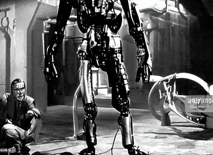 Image similar to Scene from the 1934 science fiction film The Terminator