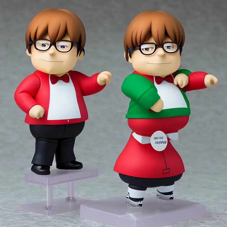 Image similar to peter griffin, an anime nendoroid of peter griffin, figurine, detailed product photo, single subject