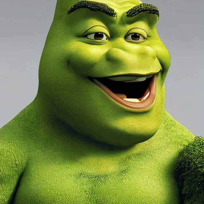 Image similar to Shrek, a GOODSMILE figure of Shrek, figurine, detailed product photo,