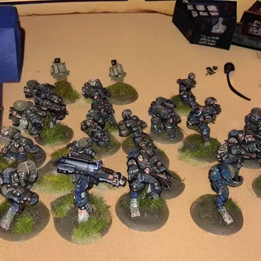 Prompt: cadia fell before the cadian guard did