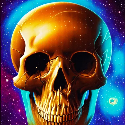 Image similar to ngc 3132 melting mysterious skull landscape by Casey Weldon, dan mumford 8k ultra high definition, upscaled, perfect composition , golden ratio, edge of the world, image credit nasa nat geo