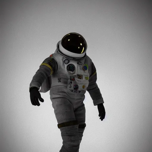 Prompt: apollo 8 earthrise astronaut wearing a cowboy hat, octane render, blender render, unreal engine, 3 5 mm