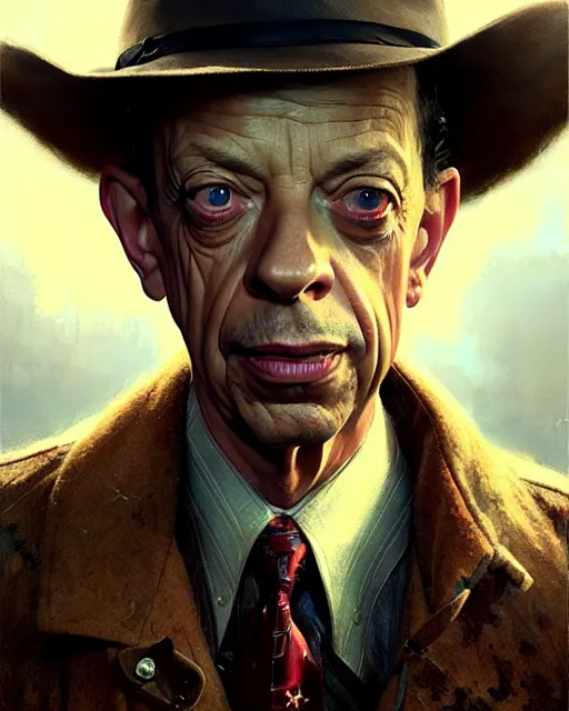 Image similar to portrait of don knotts, crime character portrait, ultra realistic, concept art, intricate details, highly detailed by greg rutkowski, gaston bussiere, craig mullins, simon bisley