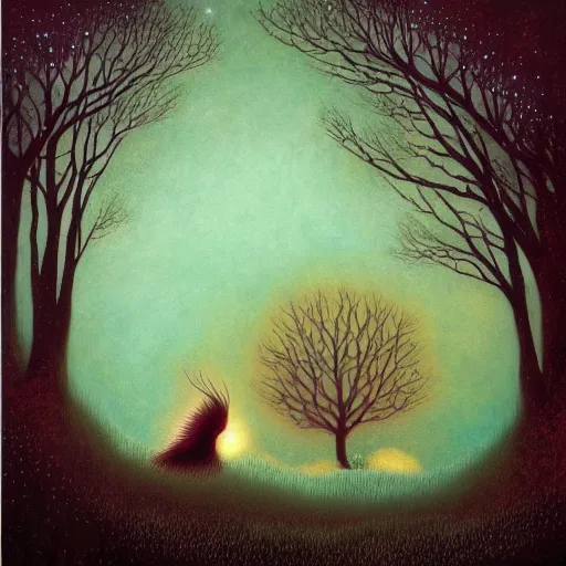 Prompt: lullaby by andy kehoe, masterpiece