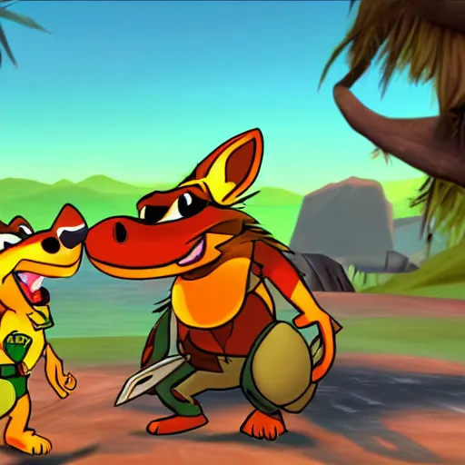 Image similar to ty the tasmanian tiger