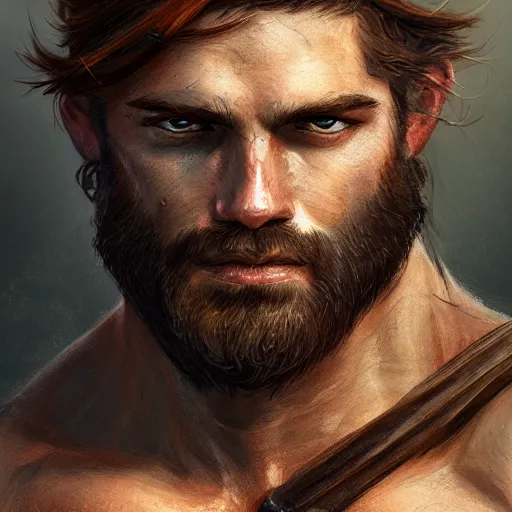 prompthunt: strong giga chad attractive man face symettry brown beard with  christmas hat masculine traits brown hair purple eyes clean skin ultra  realistic highly detailed highly realistic 8 k photo realistic