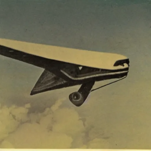 Image similar to Iguana flying a plane, vintage photograph