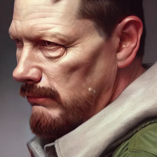 Prompt: portrait painting of gary ridgway, ultra realistic, concept art, intricate details, eerie, highly detailed, photorealistic, octane render, 8 k, unreal engine. art by artgerm and greg rutkowski and alphonse mucha