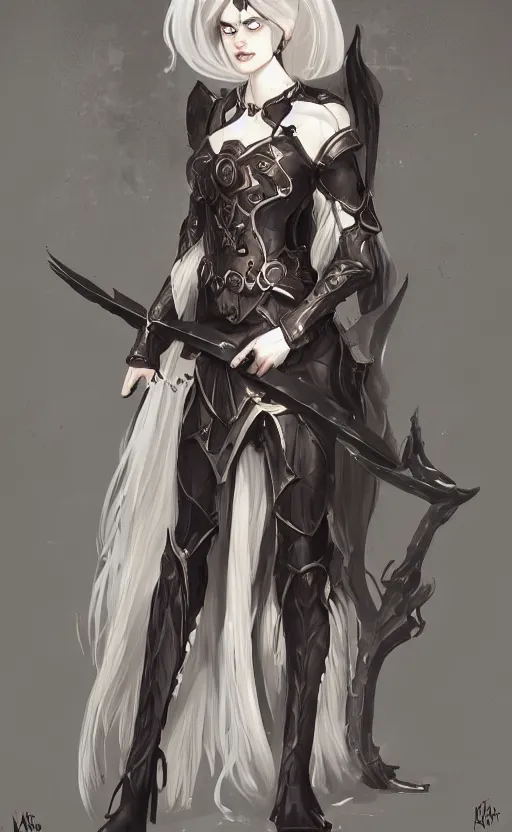 Image similar to Concept art, Alchemy Imperial Princess knight gothic girl, artstation trending, highly detailded