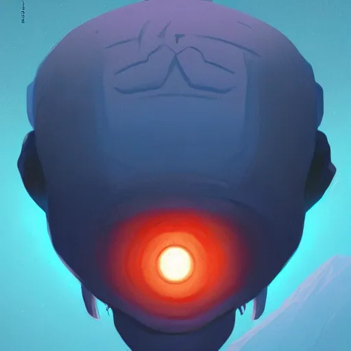 Image similar to face icon stylized minimalist the thing from another world 1 9 5 1, loftis, cory behance hd by jesper ejsing, by rhads, makoto shinkai and lois van baarle, ilya kuvshinov, rossdraws global illumination