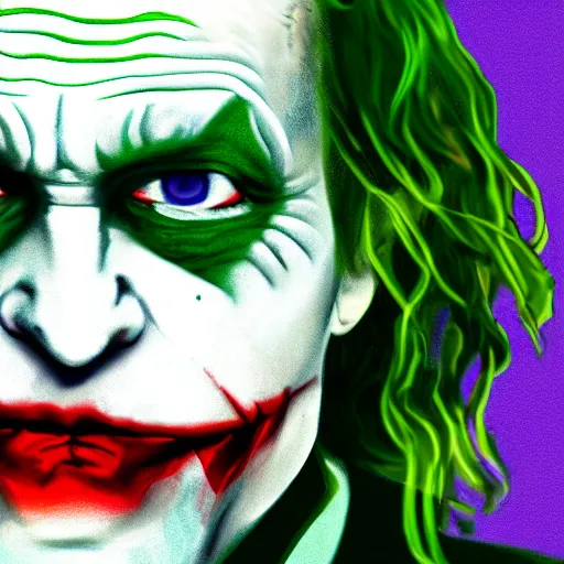 Image similar to the joker is crying, photorealistic, highres