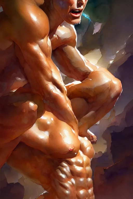 Image similar to watercolor, epic, bejita, style, hyper detailed, radiant, digital art, ue, artstation, natural lighting, studio quality, smooth render, artgerm, boris vallejo, craig mullins, mat drawing paper