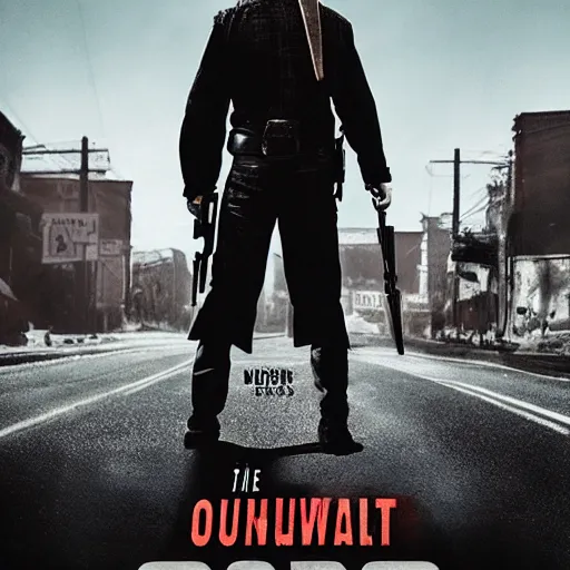 Prompt: the outlaw poster