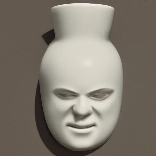 Image similar to a face jug, product image