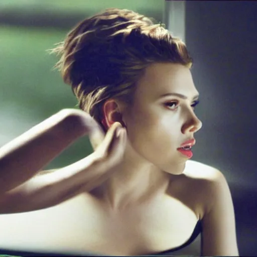 Prompt: a still of Scarlett Johansson in Vanity Fair (2004)