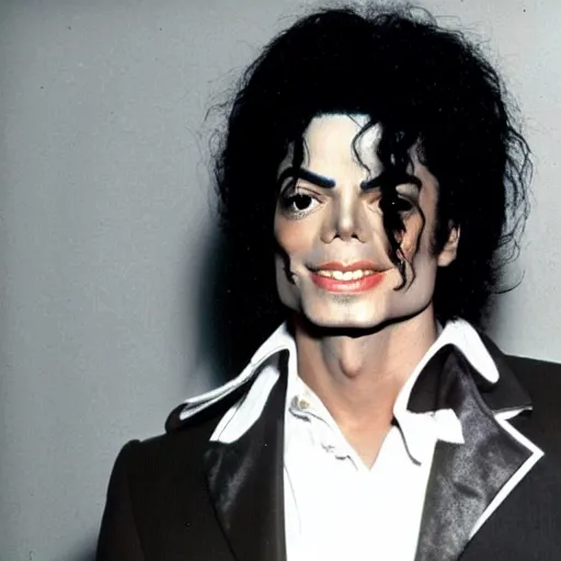 Image similar to michael jackson when he looked like a normal human being.