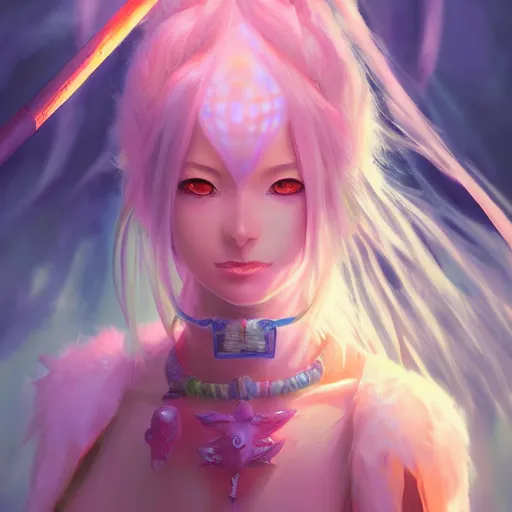 Prompt: pastel anime portrait of dark fantasy as a shaman yedi using dark force to eliminate trump as an anime antagonist by Stanley Artgerm Lau, WLOP, Rossdraws, James Jean, Andrei Riabovitchev, Marc Simonetti, and Sakimichan, trending on artstation